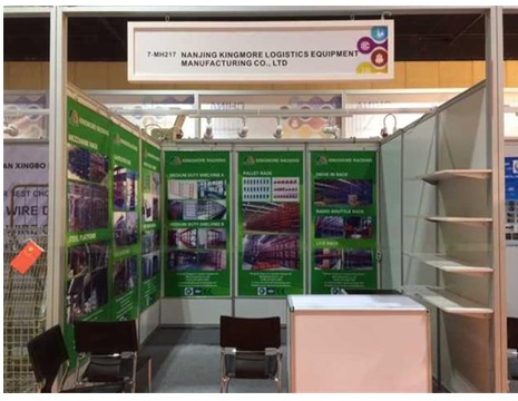 Exposición y estantería de almacén 2015 en la convención y exposición internacional de Dubai
